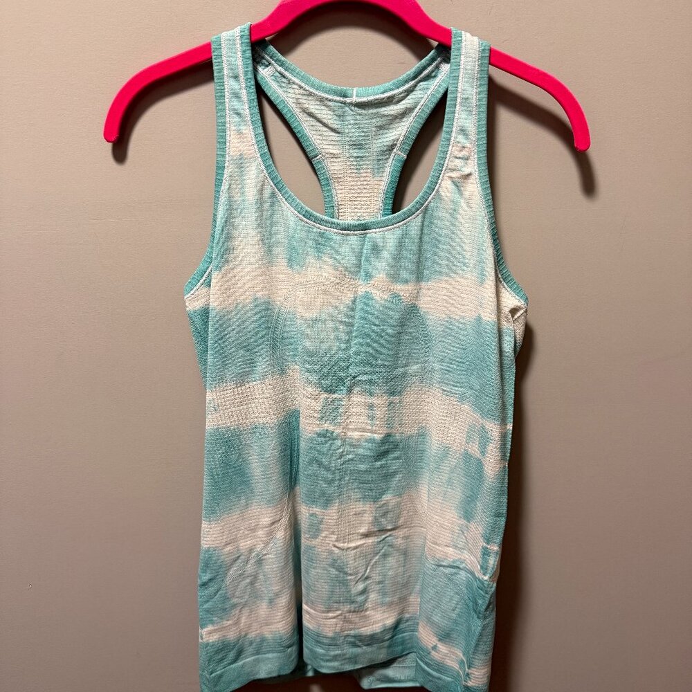 Lululemon Swiftly Tech Racerback Tank Blue Tie Dye - 8